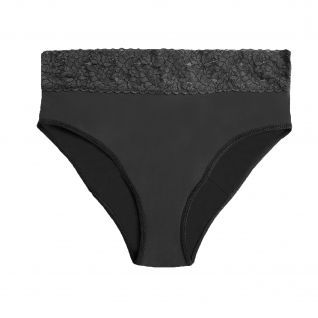 Braga Menstrual BIKINI Flujo Ligero XS Negro